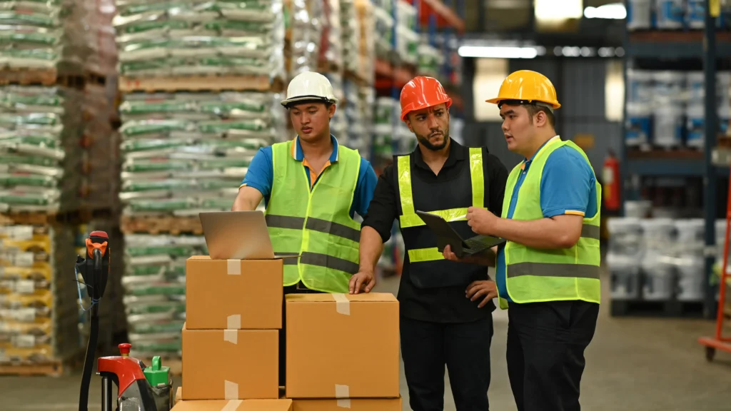Warehouse manager building a Agile Supply Chain Management