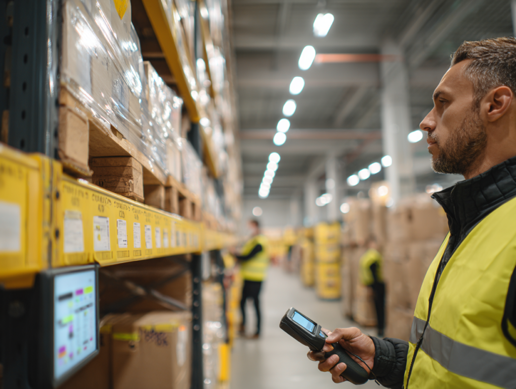 Warehouse worker inventory tracking
