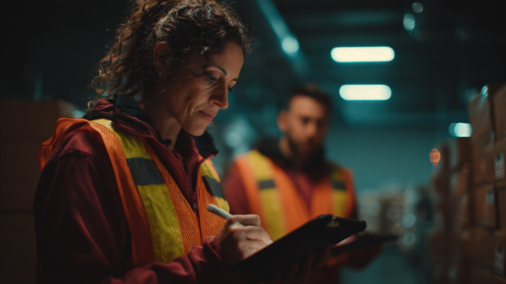 Compliance lead exports full batch histories for audit in seconds. Warehouse quality control.