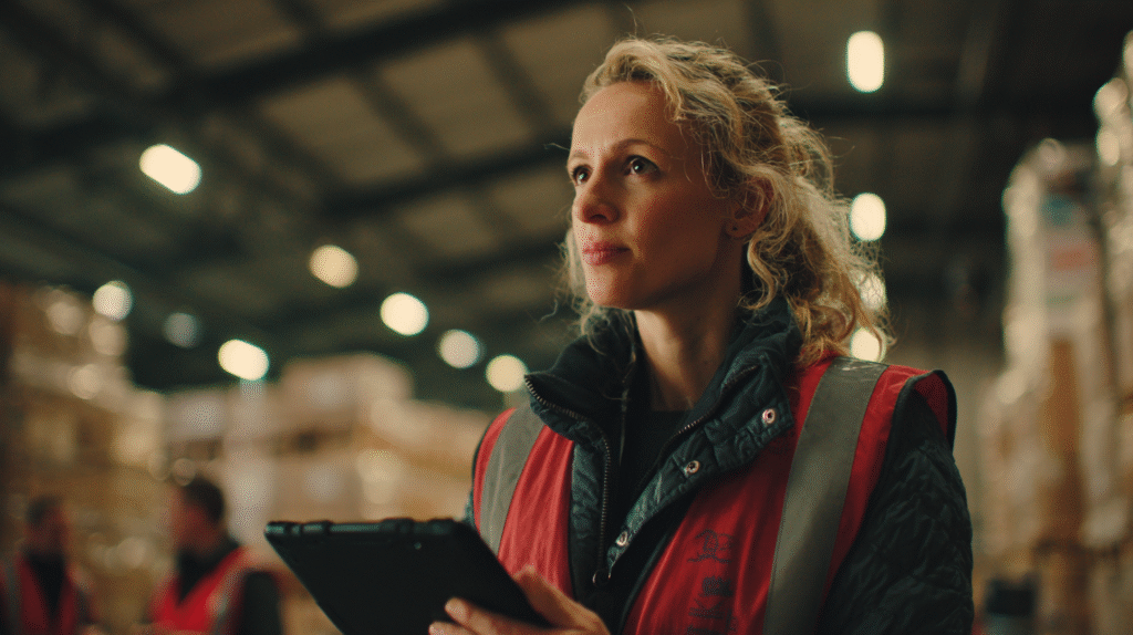 Warehouse Manager reviews pick progress and exceptions from live reports.