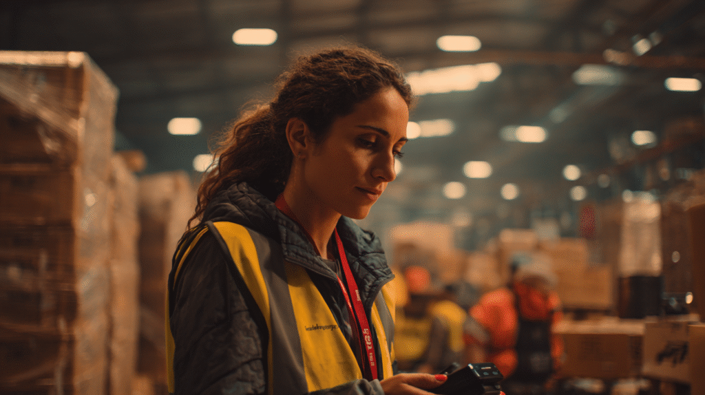 Warehouse Manager oversees tote, batch, and zone tasks sequenced by the WMS.