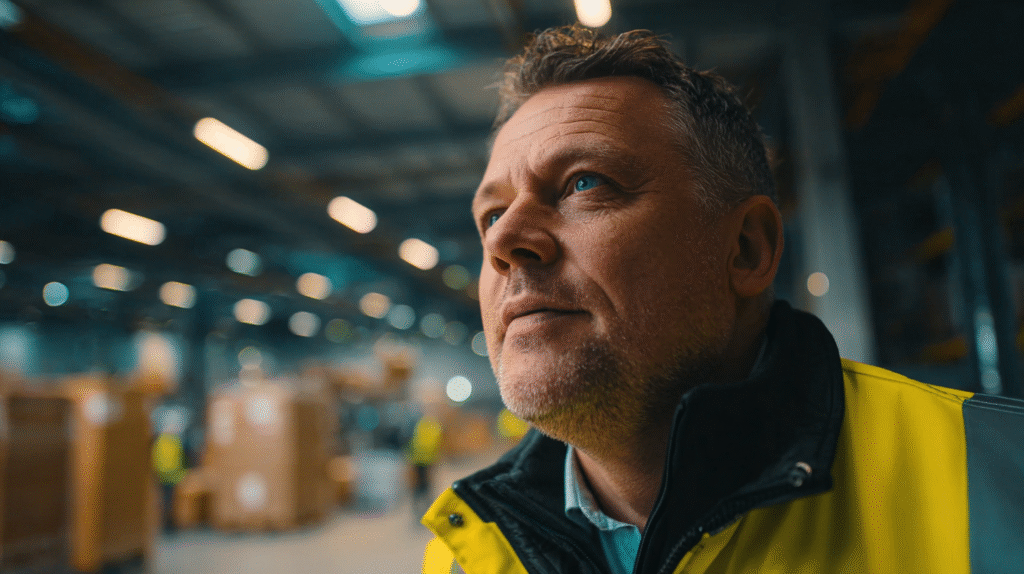 Warehouse manager monitors stock levels across multiple warehouses using the Clarus WMS Multi-Warehouse Support dashboard.