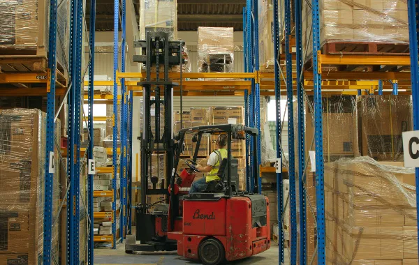 Magnum Logistics warehouse forklift driver