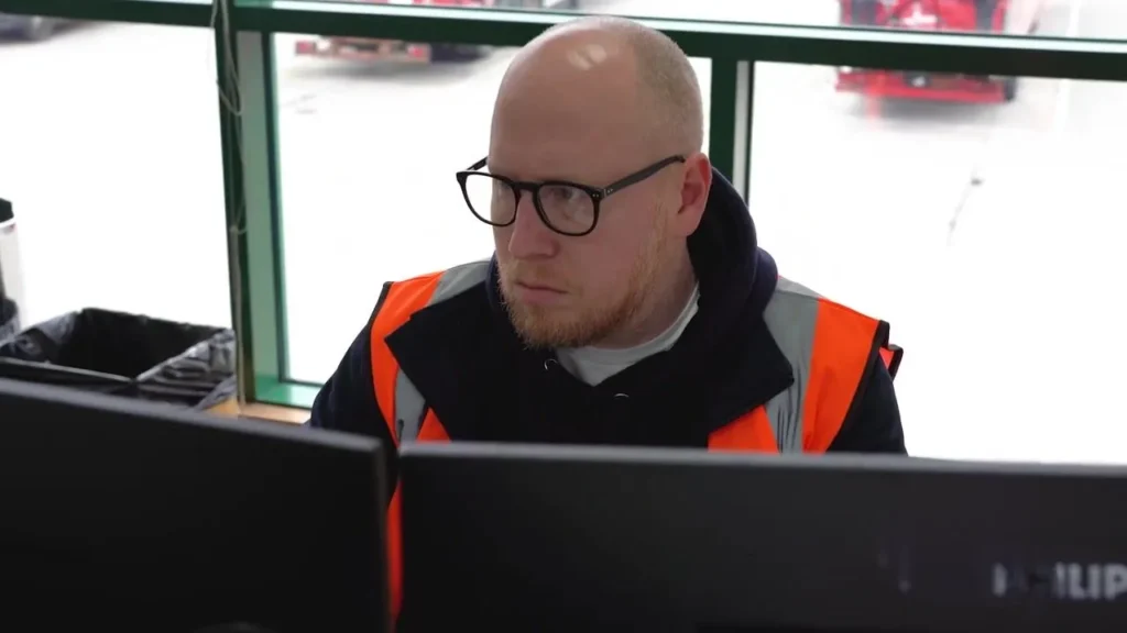 Luke from JODA at computer